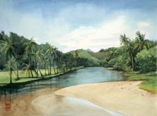 Kauai Artwork by Hawaii Artist Emily Miller - Lawai Kai