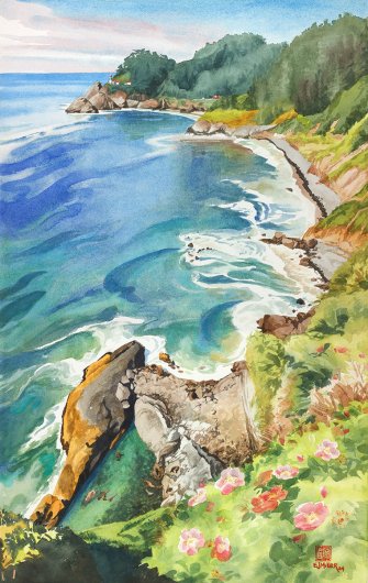 Seal Lagoon at Heceta Head Overlook, $2,800 