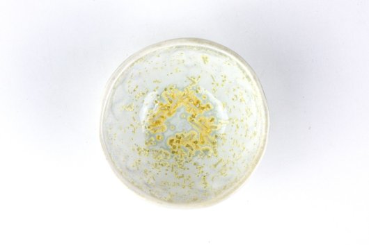  Urchin Mini Bowl - White and Gold Speckle, Urchin Bowls -  artwork by Emily Miller