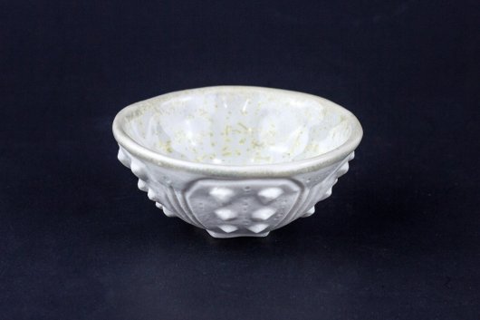  Urchin Mini Bowl - White and Gold Speckle, Urchin Bowls -  artwork by Emily Miller