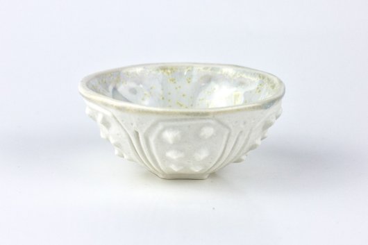 Urchin Mini Bowl - White and Gold Speckle, $22 