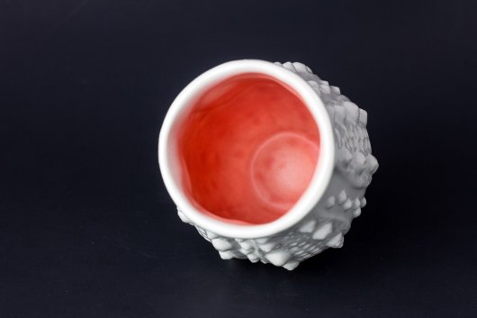  Urchin Cup - Shell Pink, Urchin Bowls -  artwork by Emily Miller