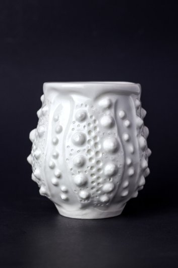  Urchin Cup - Shell Pink, Urchin Bowls -  artwork by Emily Miller