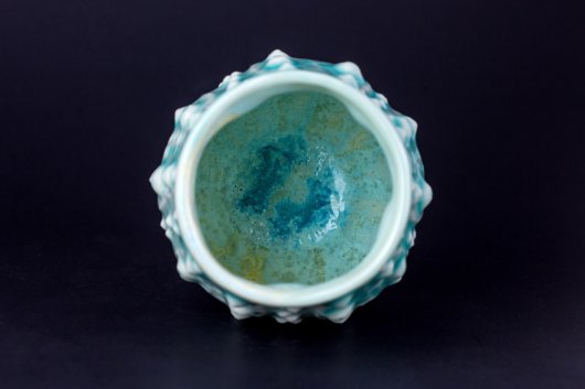  Urchin Cup - Aqua Sands, Urchin Bowls -  artwork by Emily Miller