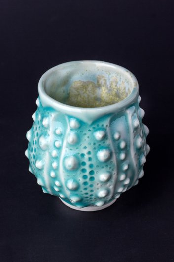 Urchin Cup - Aqua Sands (Golden Sand interior)