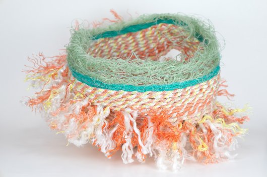  Klamath Basket, Ghost Net Baskets -  artwork by Emily Miller