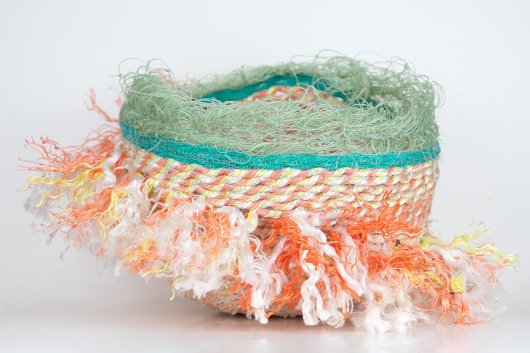  Klamath Basket, Ghost Net Baskets -  artwork by Emily Miller