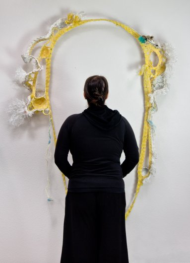  Protea Wreath, Still Life -  artwork by Emily Miller