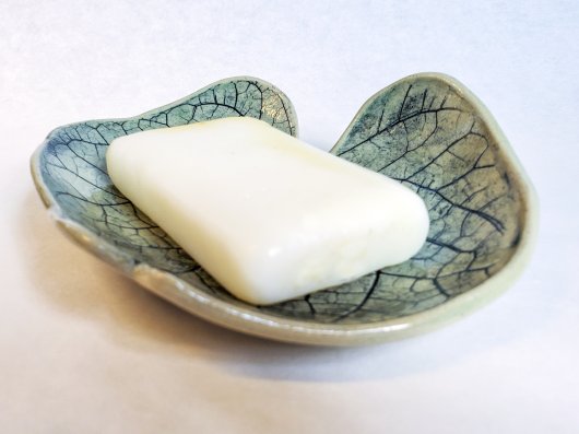  Leaf Soap Dishes, Ceramics -  artwork by Emily Miller